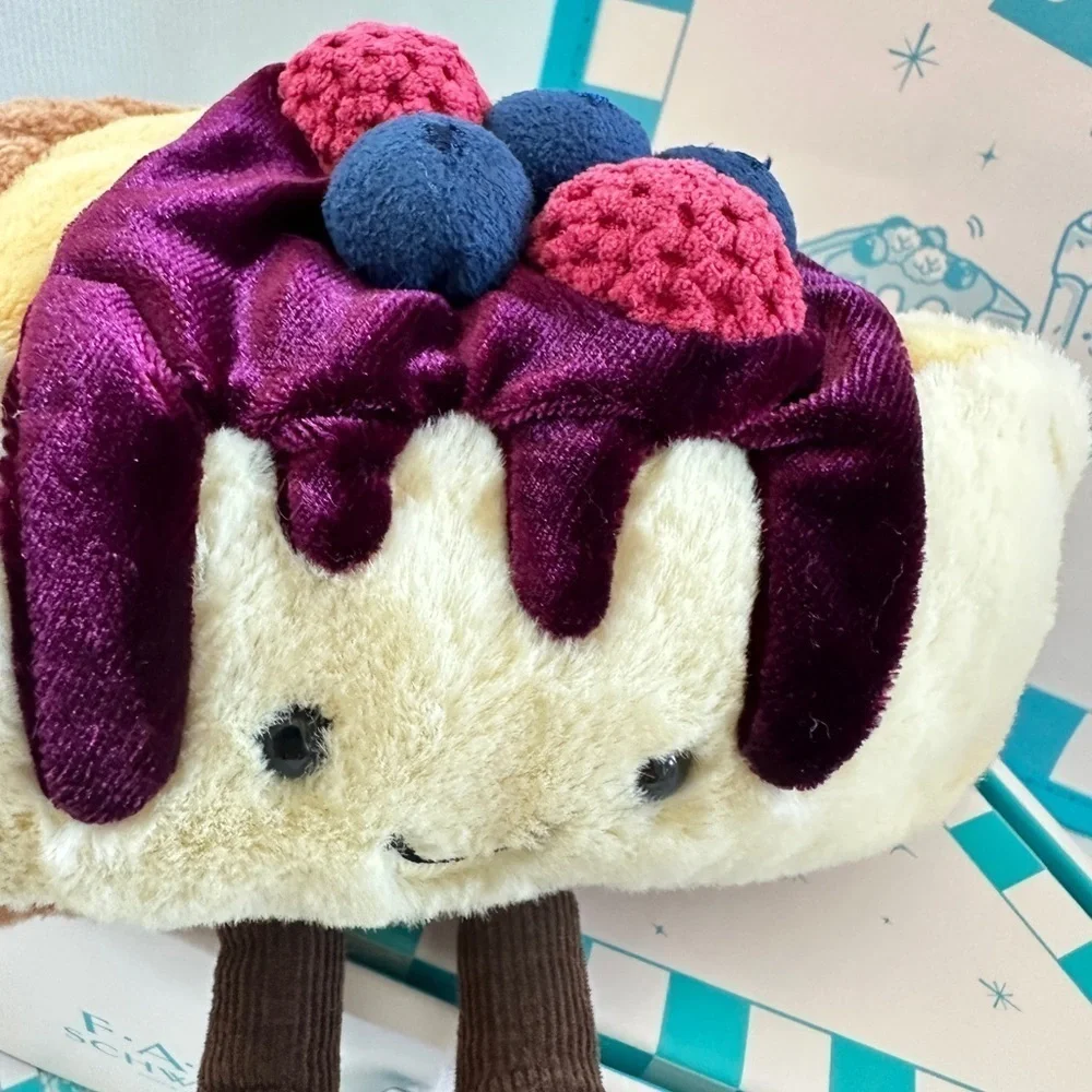 100% Authentic Jellycat Diner Bubbeca Milkshake & Cheesecake from FAO (NWT)